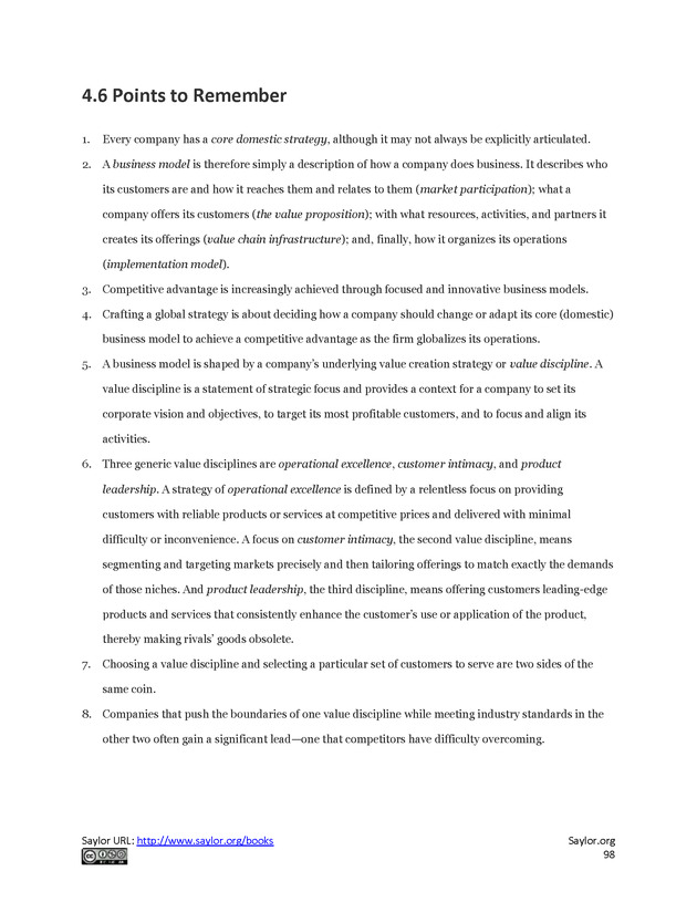 Fundamentals of Global Strategy - Page 98